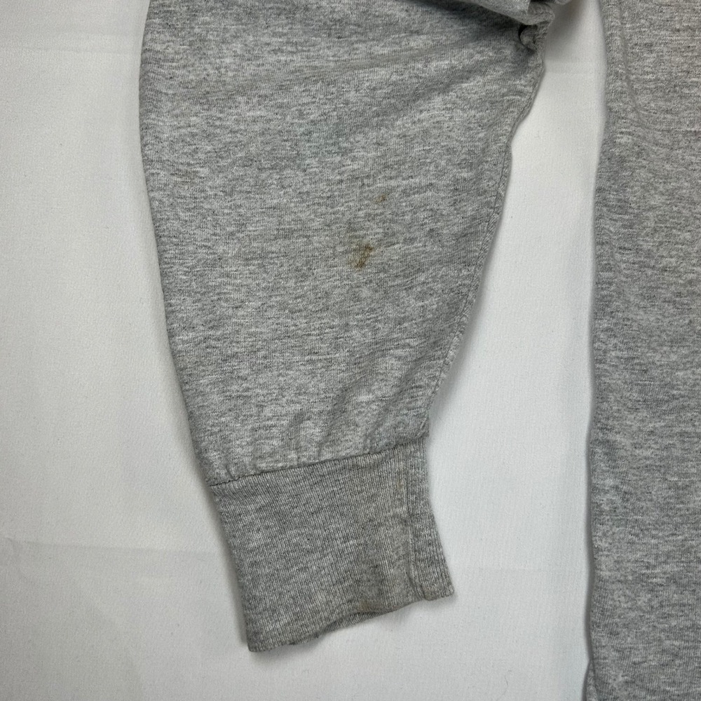 Vintage Russell Athletic Pro Cotton Long Sleeve Mock Neck Shirt Gray Mens M - Picture 8 of 8